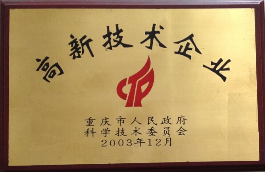 2003年高新技术企业